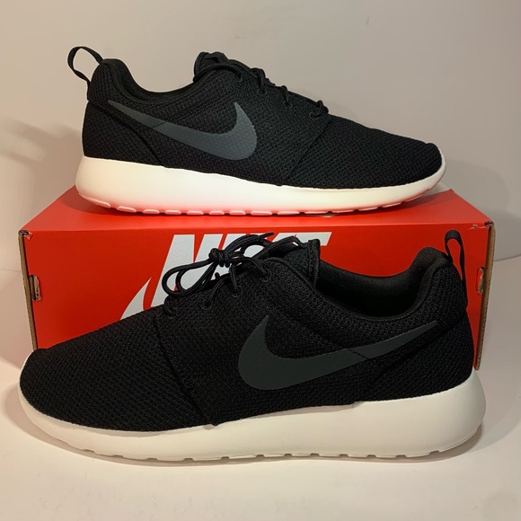 SOLD[BRAND NEW] NIKE ROSHE RUN BLACK ANTHRACITE SAIL MENS SHOES SIZE 11 SNEAKERS - Picture 5 of 11